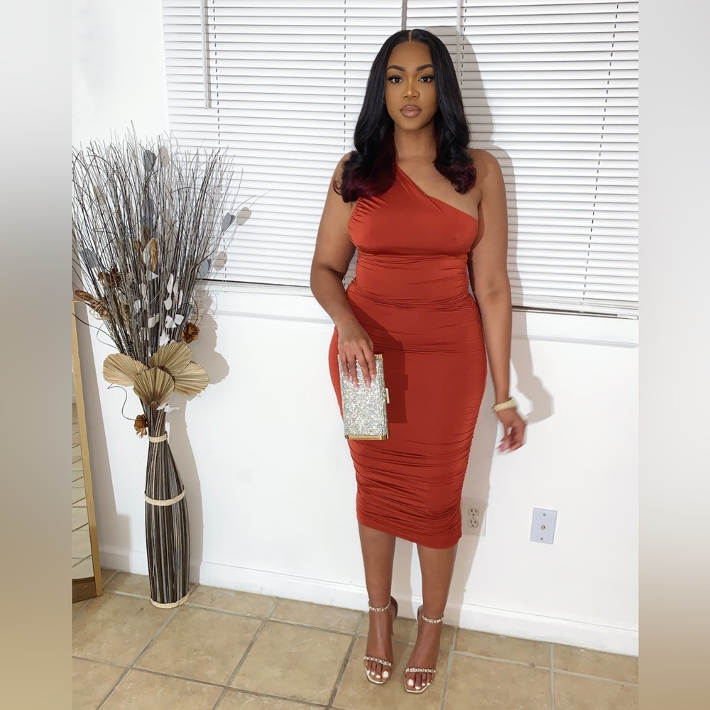 On My Own Midi Dress